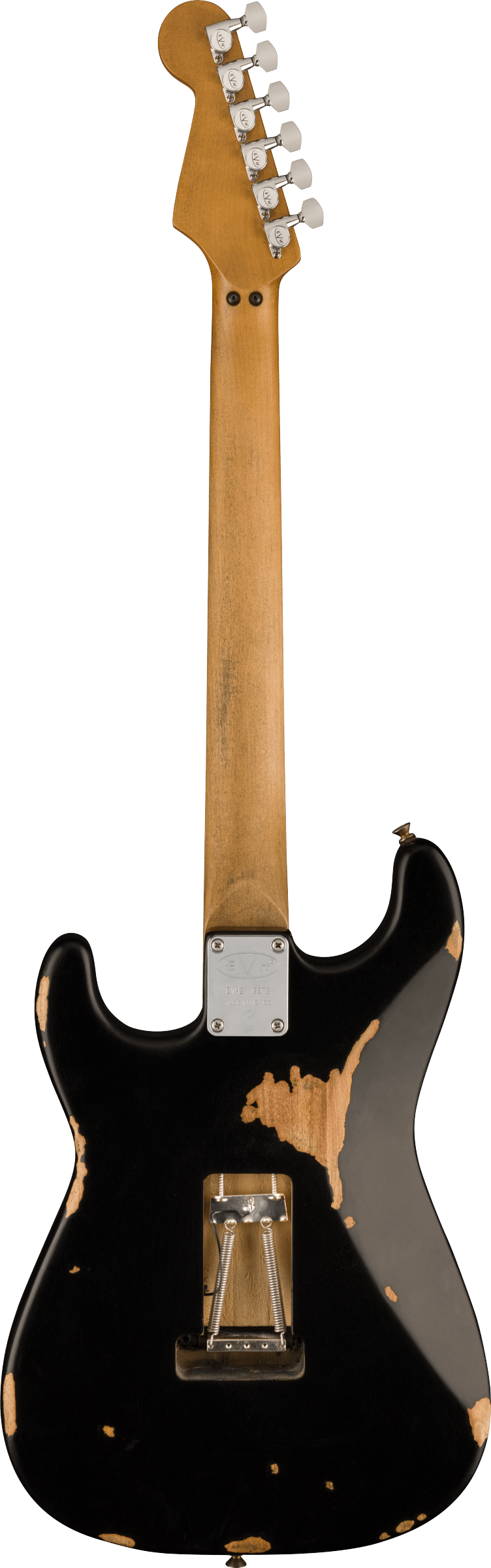 Back of EVH FRANKIE RELIC BLACK.