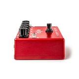 Front left angle of MXR EVH Modern High Gain Pedal.