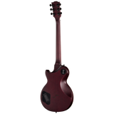 Back of Epiphone Prophecy Les Paul Crimson Fog Satin.