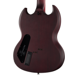 Back of body Epiphone Prophecy SG Crimson Fog Satin.