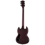 Back of Epiphone Prophecy SG Crimson Fog Satin.