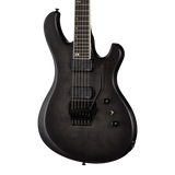 Front of Epiphone Prophecy Victory FR Obsidian Storm Satin.