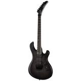 Full frontal of Epiphone Prophecy Victory FR Obsidian Storm Satin.