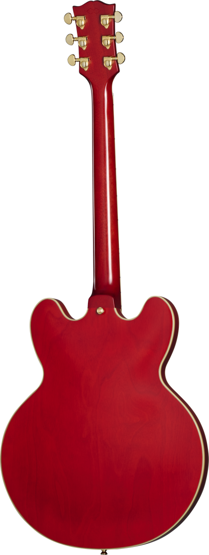 Back of Epiphone 1959 ES-355 Cherry Red.