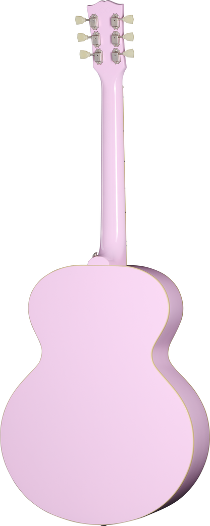 Back of Epiphone J-180 LS Pink.