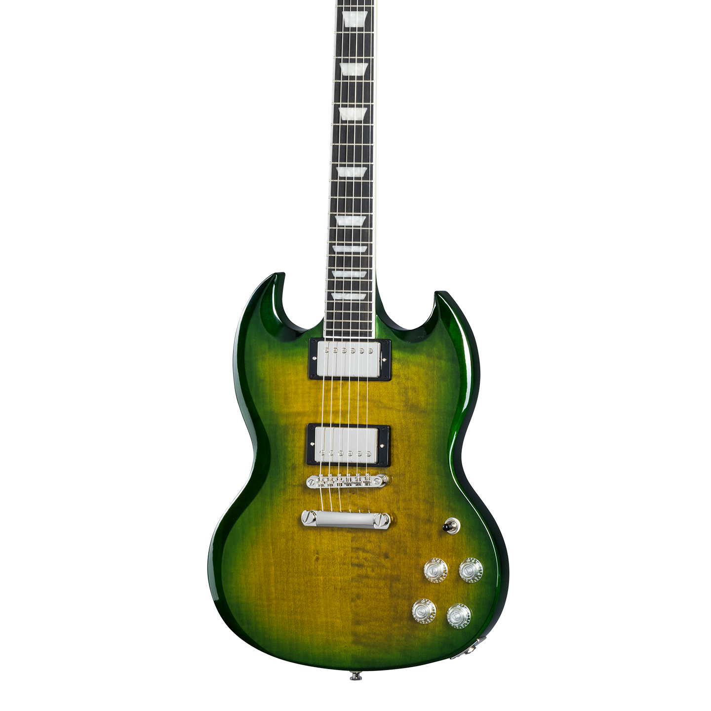 Epiphone SG Modern Figured Iguana Burst w/bag – Tone Shop Guitars