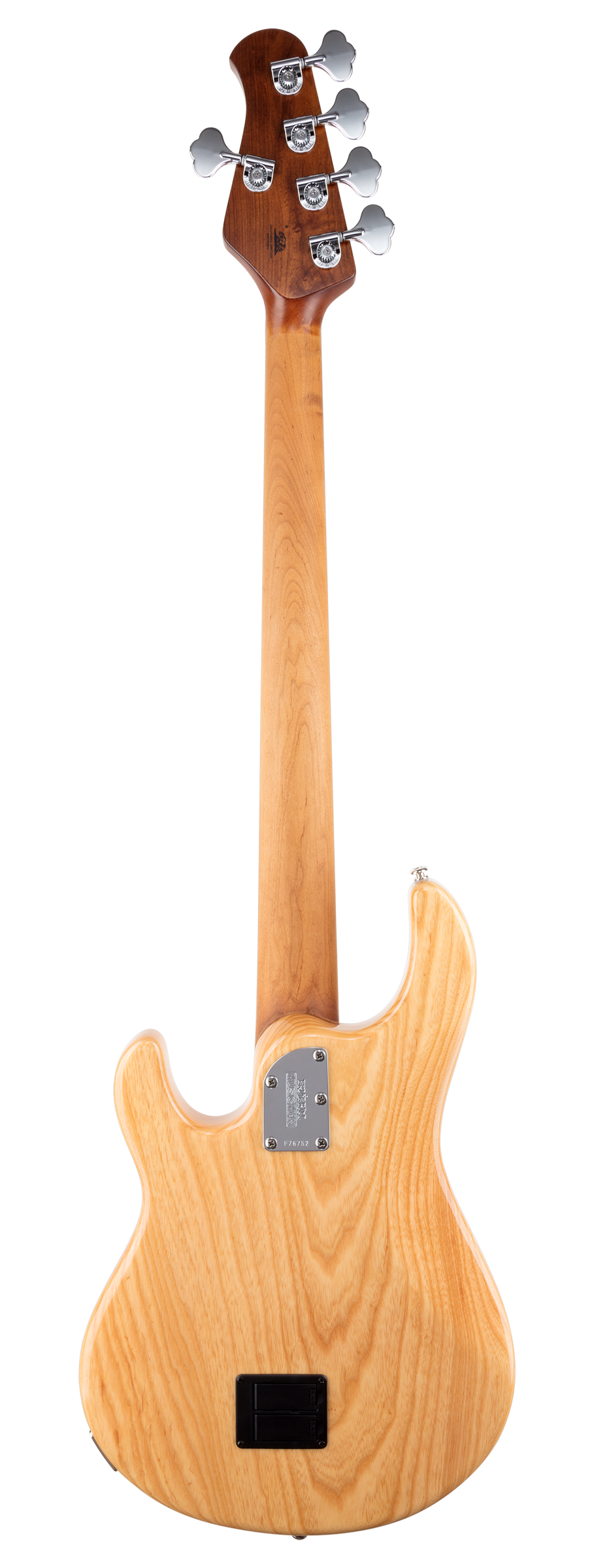 Back of Ernie Ball Music Man StingRay Special 5 HH Classic Natural MP.