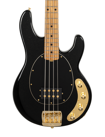 Front of Ernie Ball Music Man StingRay Special Bass Jackpot Maple Fingerboard.