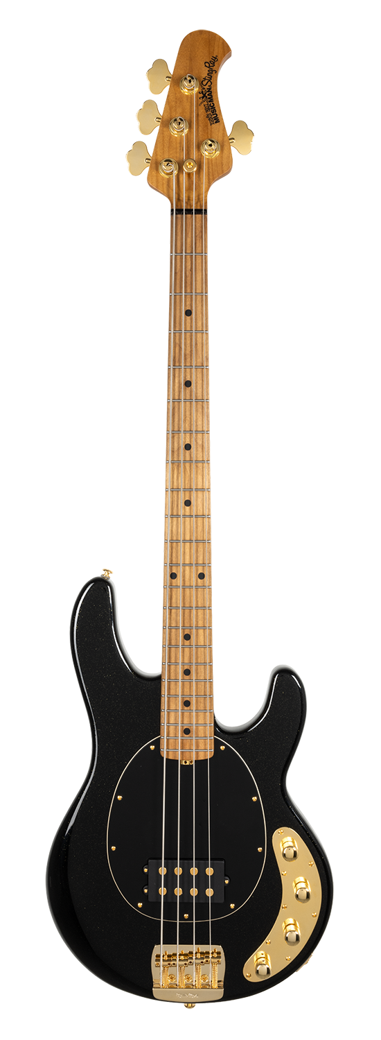 Full frontal of Ernie Ball Music Man StingRay Special Bass Jackpot Maple Fingerboard.