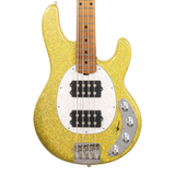 Front of Ernie Ball Music Man StingRay Special HH Yellow Brick Road MP.