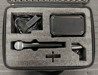 Top in case of Used Shure PGXD4 Digital SM58 Wireless Mic System TSS4016