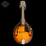 Full frontal of Vintage 1964 Gibson A40 Mandolin.