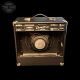 Back of Used Fender Champ 40 1x12 guitar amplifier TSS7386.