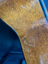 Damage/wear on Used 2014 Martin 00DB Jeff Tweedy Signature w/Binding Repair.