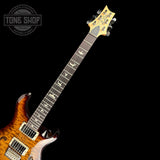 Fretboard of PRS Paul Reed Smith CE24 Semi-Hollow Quilt Black Amber.
