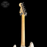 Back of headstock of Used 2022 Charvel Jim Root Signature Pro-Mod San Dimas Style 1 HH FR E White.