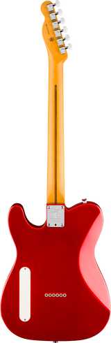 Back of Fender 75th Anniversary American Professional Classic Cabronita Telecaster Maple Candy Apple Red.