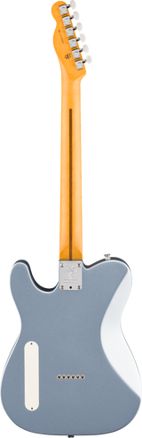 Back of Fender 75th Anniversary American Professional Classic Cabronita Telecaster Maple Ice Blue Metallic.
