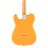 Back of body of Fender 75th Anniversary Player II Baritone Telecaster Maple Butterscotch Blonde.