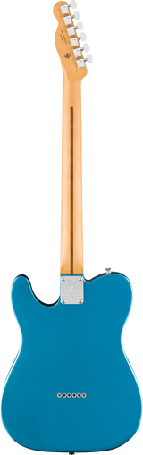 Back of Fender 75th Anniversary Player II Baritone Telecaster Maple Lake Placid Blue.