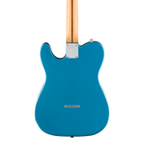 Back of body of Fender 75th Anniversary Player II Baritone Telecaster Maple Lake Placid Blue.