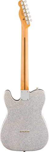 Back of Fender 75th Anniversary Player II Telecaster Rosewood Diamond Dust Sparkle.