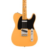 Front of Fender 75th Anniversary Vintera Road Worn 1951 Telecaster Maple Butterscotch Blonde.