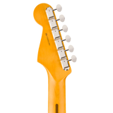 Back of headstock of Fender American Pro Classic Silent Stratocaster Rosewood 3-Color Sunburst.