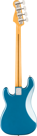 Back of Fender American Professional Classic Precision Bass Maple Faded Lake Placid Blue.