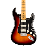 Front of Fender American Professional Classic Stratocaster HSS Maple 3-Color Sunburst.