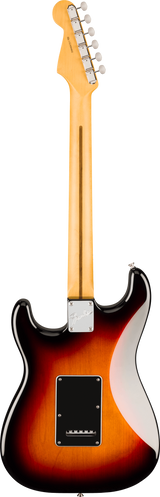Back of Fender American Professional Classic Stratocaster Maple 3-Color Sunburst.