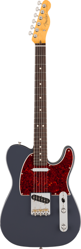 Full frontal of Fender American Professional Classic Telecaster Rosewood Faded Black.