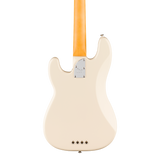 Back of body of Fender American Professional Precision Bass Rosewood Olympic White.