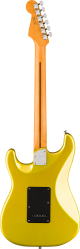 Back of Fender American Ultra II Stratocaster HSS Solar Flare Maple.