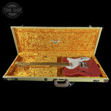Fender Custom Shop 1950s Thinline Telecaster Journeyman Relic Aged Fiesta Red R143267 in case.