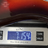 Weight of Fender Custom Shop 1969 Stratocaster Journeyman Relic Chocolate 3 Tone Sunburst CZ588710.
