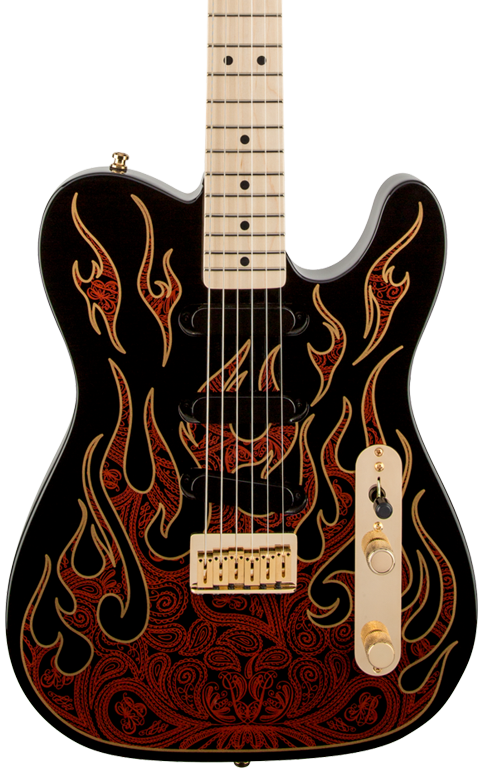 Fender James Burton Telecaster MP Red Paisley Flames – Tone Shop Fender James Burton Telecaster MP Red Paisley Flames – Tone Shop