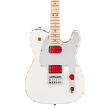 Front of Fender John 5 Ghost Telecaster White.