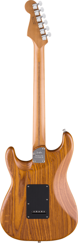Back of Fender Limited Edition American Ultra II Stratocaster HSS Rosewood Natural.