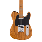 Front of Fender Limited Edition American Ultra II Telecaster Roasted Maple Natural.