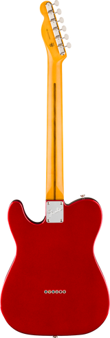 Back of Fender Limited Edition Pro Classic Silent Telecaster Rosewood Candy Apple Red.
