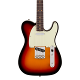 Front of Fender Limited Edition Vintera III Early '60s Telecaster Custom Rosewood 3-Color Sunburst.