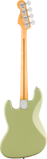 Back of Fender Player II Jazz Bass Rosewood Fingerboard Birch Green.
