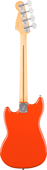 Back of Fender Player II Mustang Bass PJ Rosewood Rallye Orange.