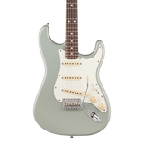 Front of Fender Player II Stratocaster Rosewood Cactus Gray.
