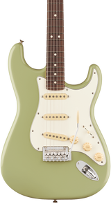 Front of Fender Player II Stratocaster Rosewood Fingerboard Birch Green.