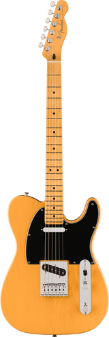 Full frontal of Fender Player II Telecaster Maple Fingerboard Butterscotch Blonde.