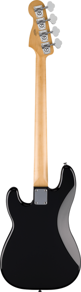Back of Fender Standard Precision Bass Laurel White Pickguard Black.