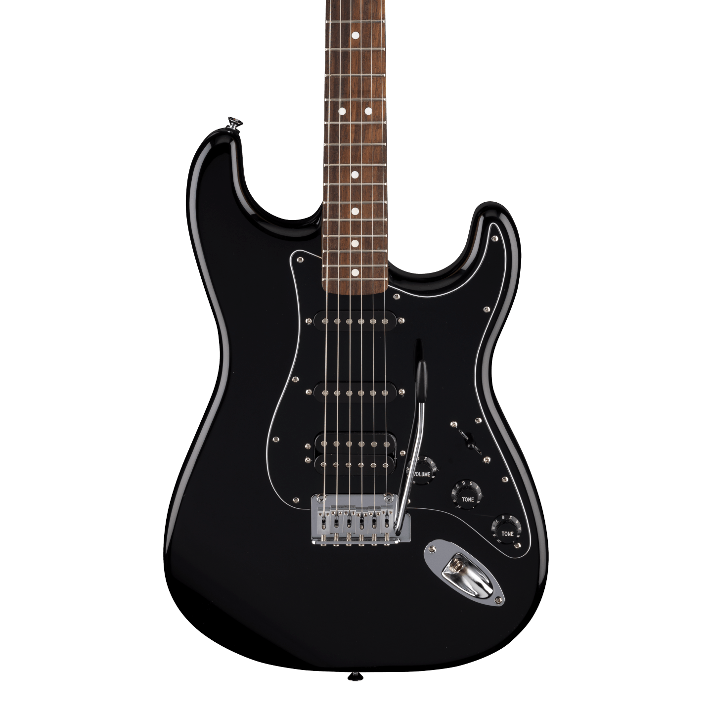 Fender Standard Stratocaster HSS Black Pickguard Black – Tone Shop Fender Standard Stratocaster HSS Black Pickguard Black – Tone Shop