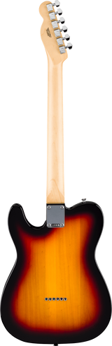Back of Fender Standard Telecaster Laurel White Pickguard 3-Color Sunburst.
